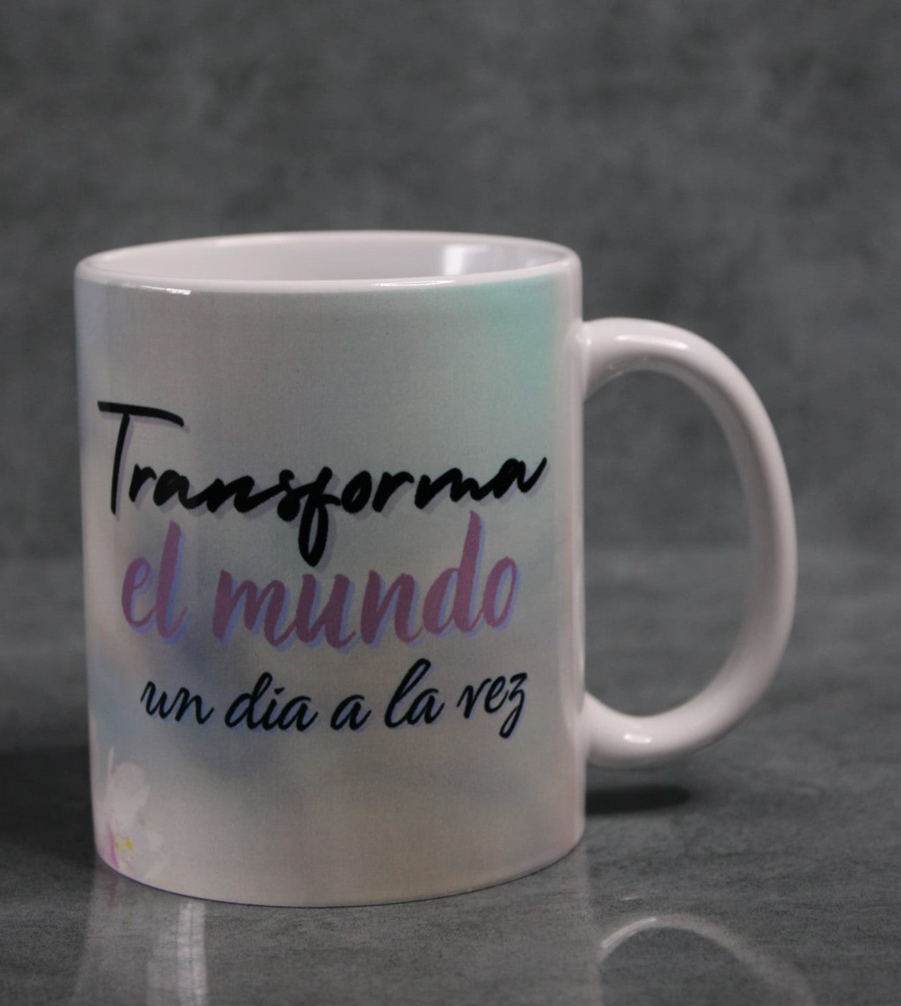 Taza blanca personalizable