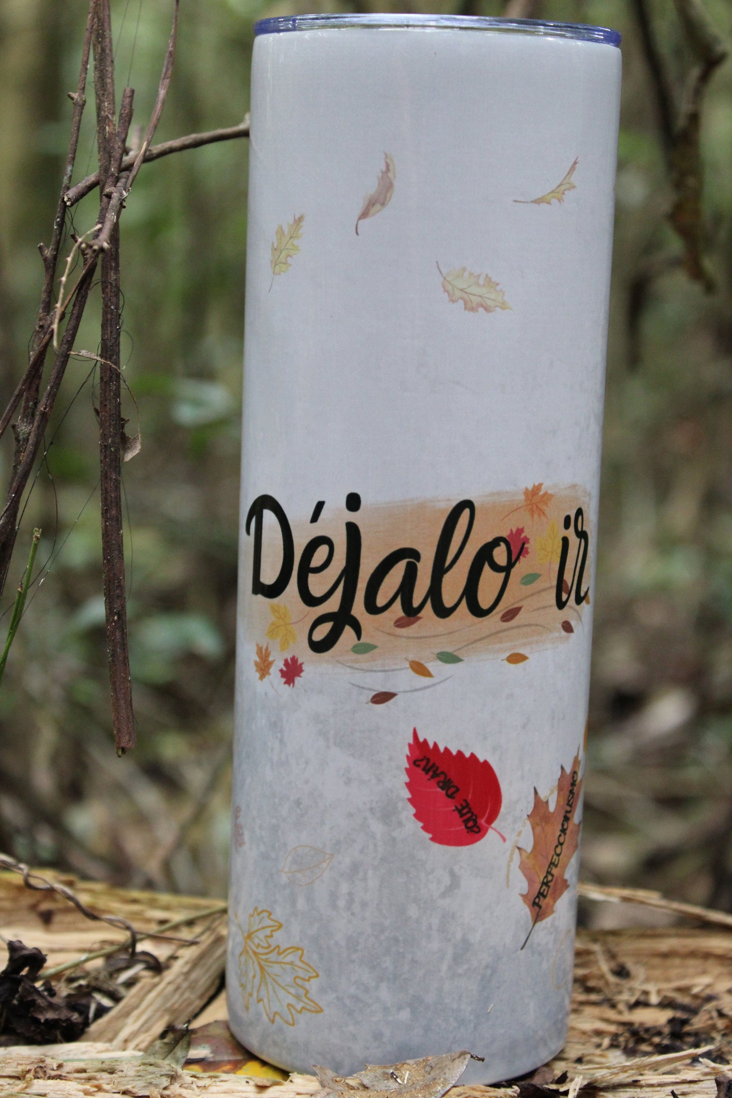 DI001 VASO DISEÑO OTOÑO 20 OZ DOBLE PARED COLECCION DEJALO IR