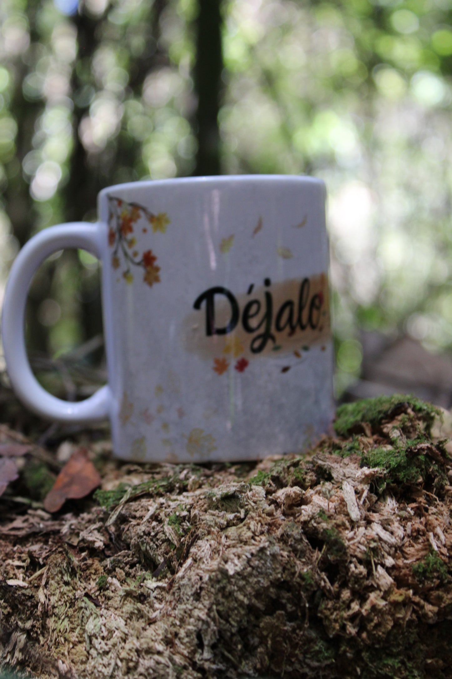 DI003 TAZA 11 0Z DISEÑO OTOÑO COLECCION DEJALO IR