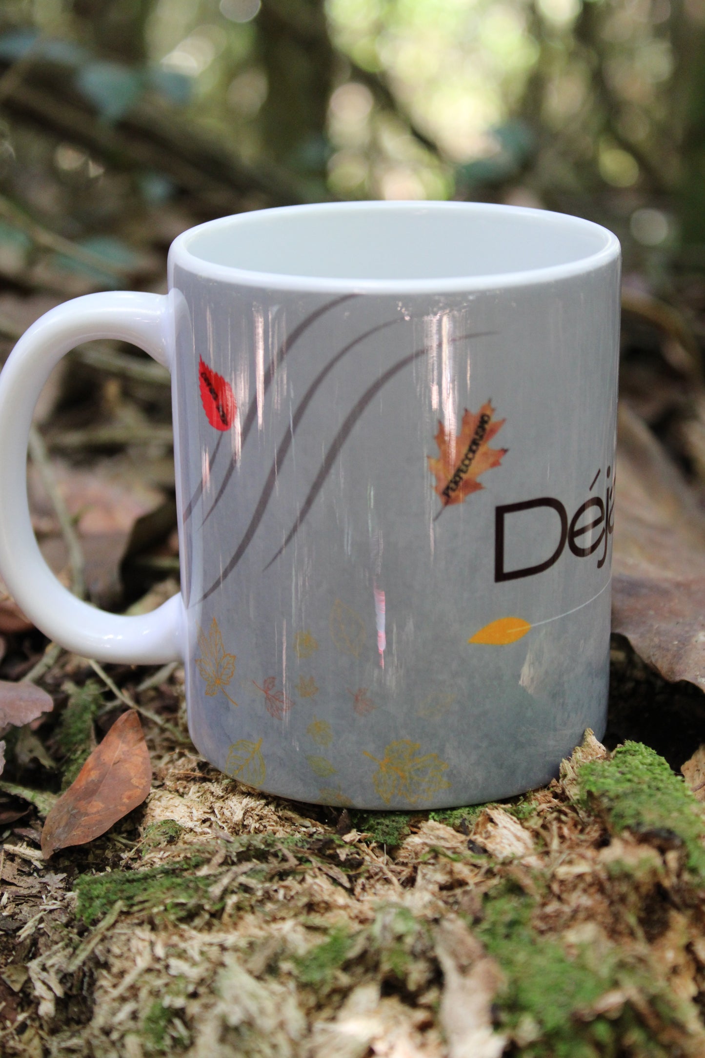 DI004 TAZA 11 OZ DISEÑO OTOÑO COLECCION DEJALO IR