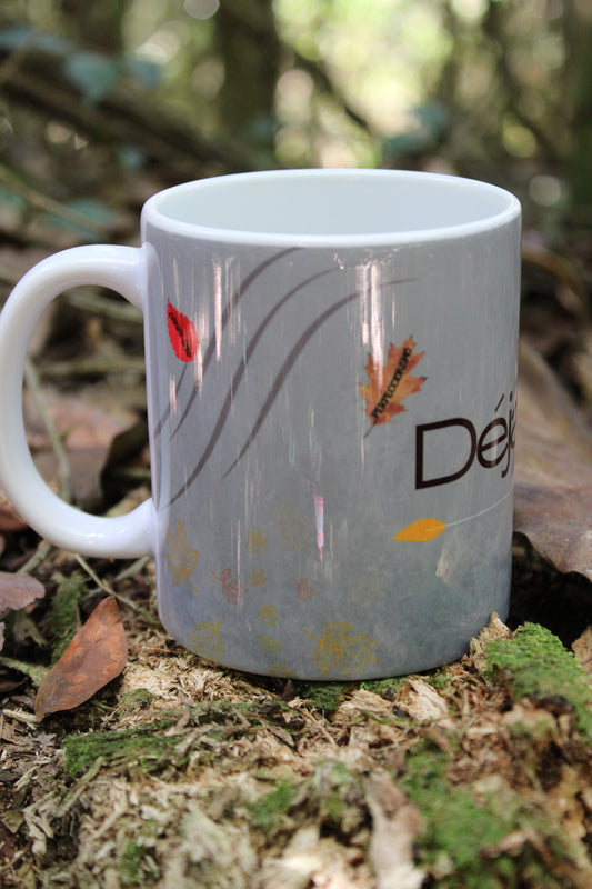 DI004 TAZA 11 OZ DISEÑO OTOÑO COLECCION DEJALO IR