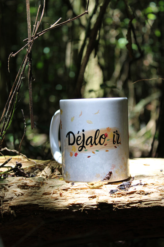 DI003 TAZA 11 0Z DISEÑO OTOÑO COLECCION DEJALO IR
