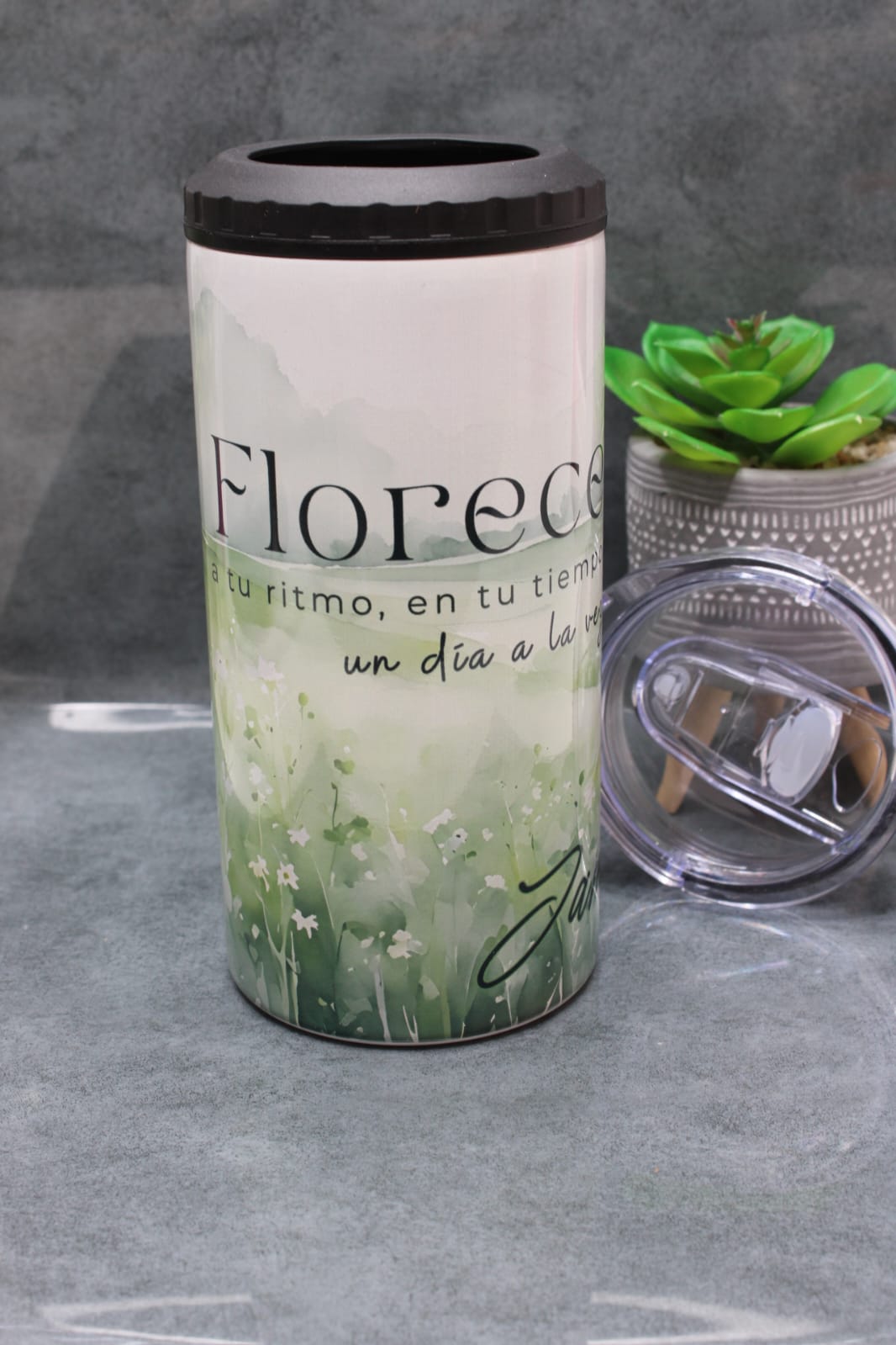 Vaso 3 en 1 Personalizado | Enfriador de botellas, latas y vaso térmico